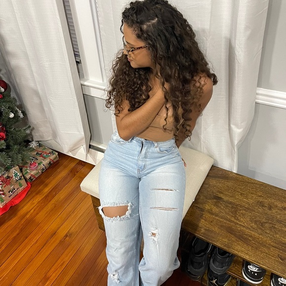 High Rise Denim Jeans - Picture 2 of 2